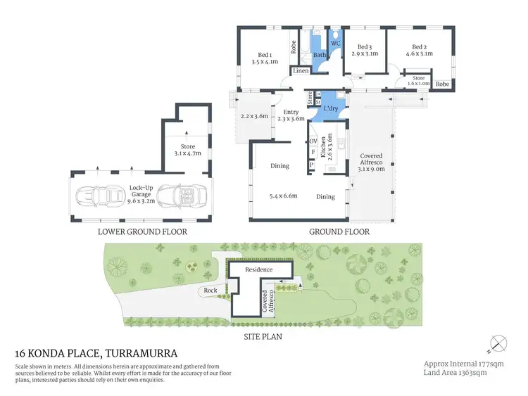 Floorplan of Homely house listing, 16 Konda Place, Turramurra NSW 2074