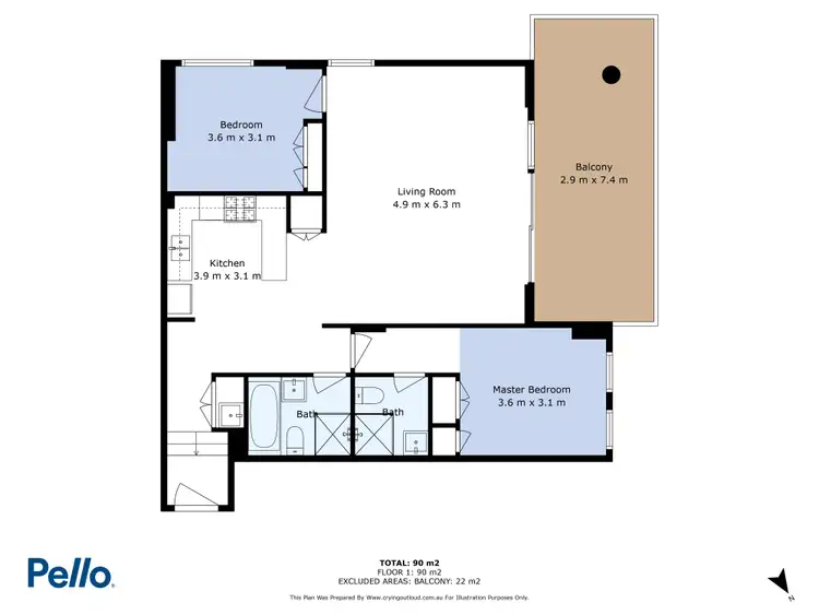 Floorplan of Homely apartment listing, 35/4-8 Angas Street, Meadowbank NSW 2114