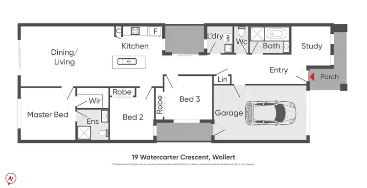 Floorplan of Homely house listing, 19 Watercarter Crescent, Wollert VIC 3750