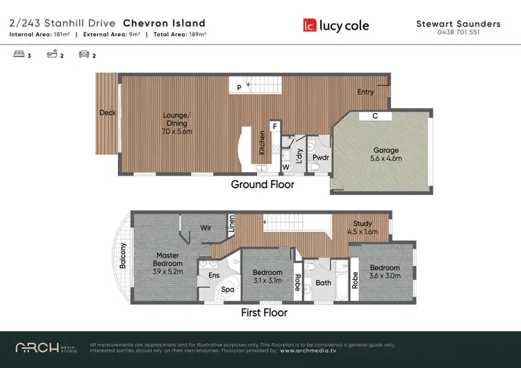 Floorplan of Homely house listing, 2/243 Stanhill Drive, Chevron Island QLD 4217