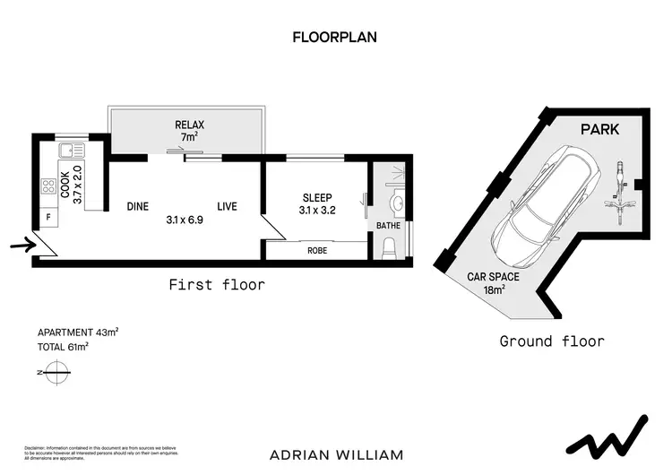 Floorplan of Homely apartment listing, 15/516 New Canterbury Road, Dulwich Hill NSW 2203