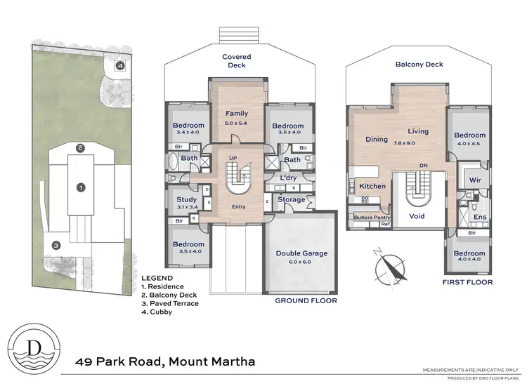 Floorplan of Homely house listing, 49 Park Road, Mount Martha VIC 3934