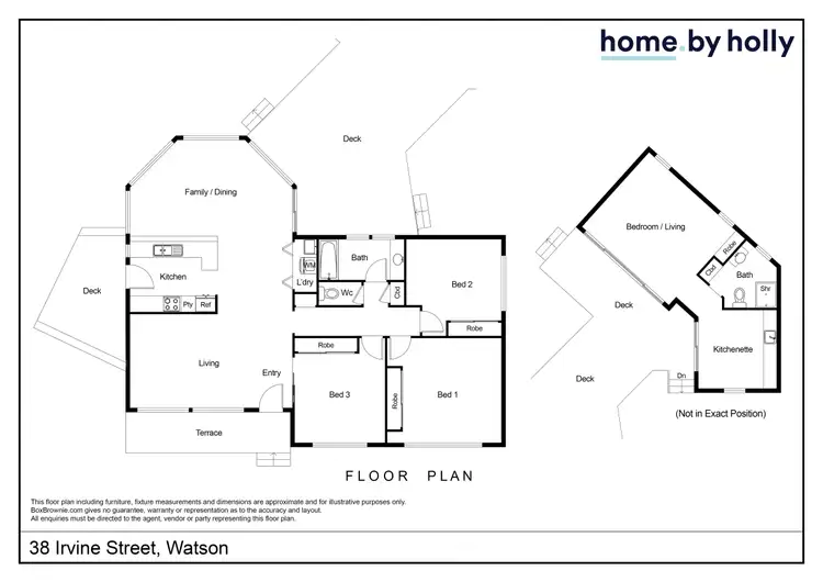 Floorplan of Homely house listing, 38 Irvine Street, Watson ACT 2602