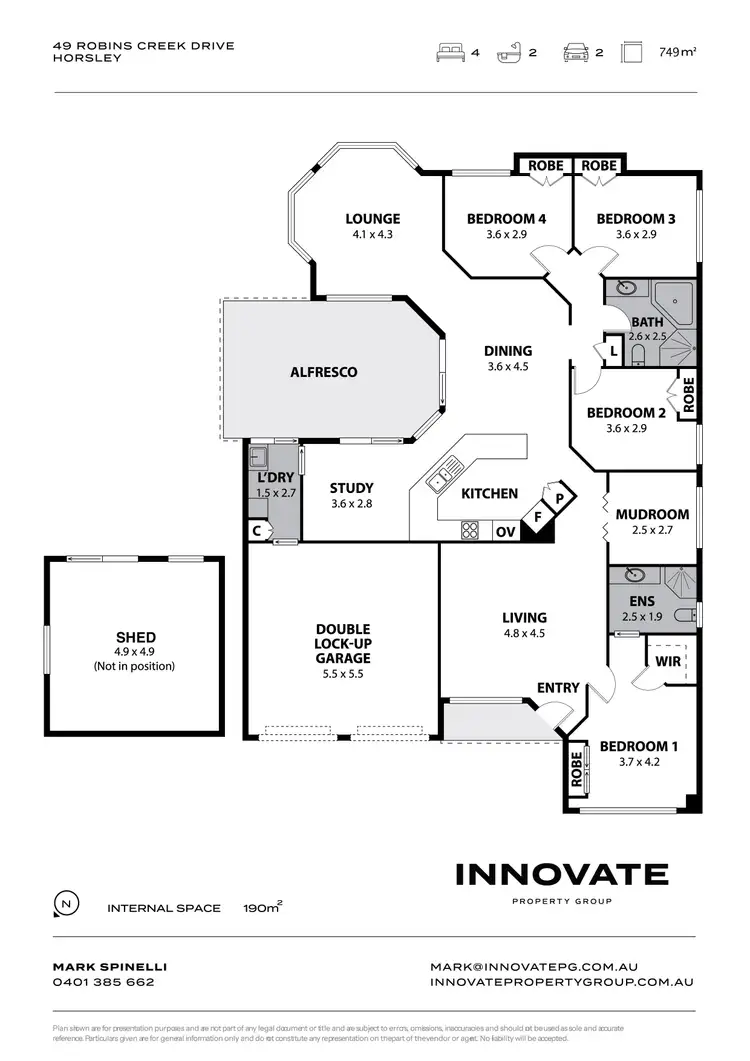 Floorplan of Homely house listing, 49 Robins Creek Drive, Horsley NSW 2530