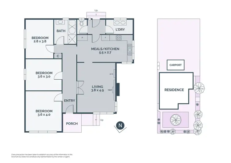 Floorplan of Homely house listing, 61 The Boulevard, Thomastown VIC 3074