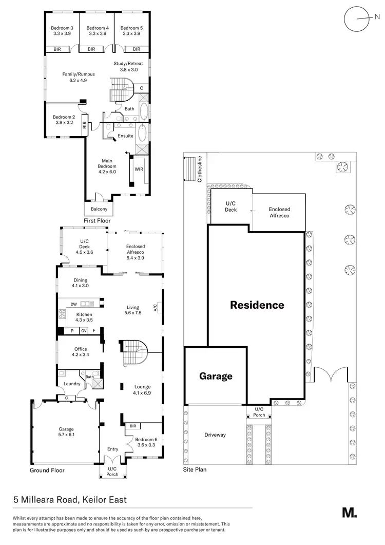 Floorplan of Homely house listing, 5 Milleara Road, Keilor East VIC 3033