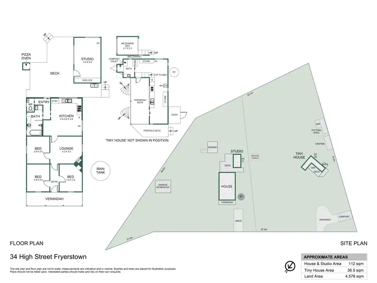 Floorplan of Homely house listing, 34 High Street, Fryerstown VIC 3451
