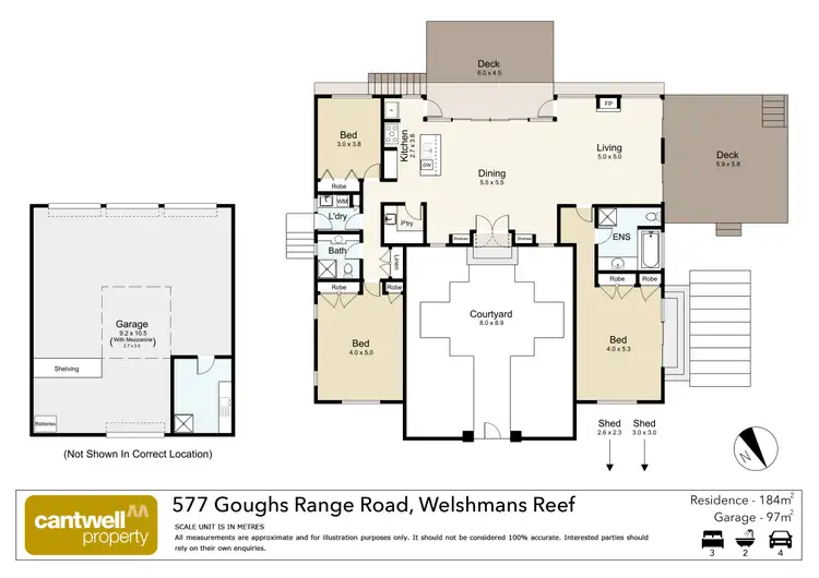 Floorplan of Homely house listing, 577 Goughs Range Road, Welshmans Reef VIC 3462