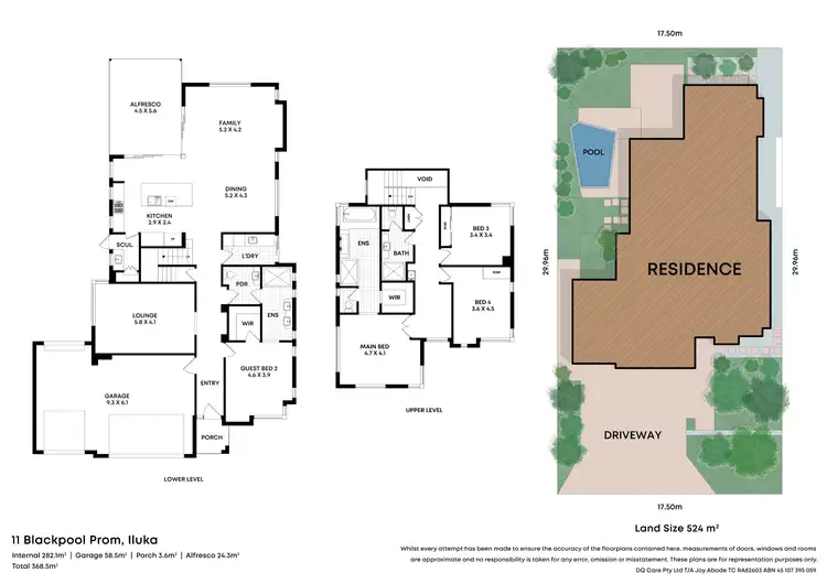 Floorplan of Homely house listing, 11 Blackpool Promenade, Iluka WA 6028