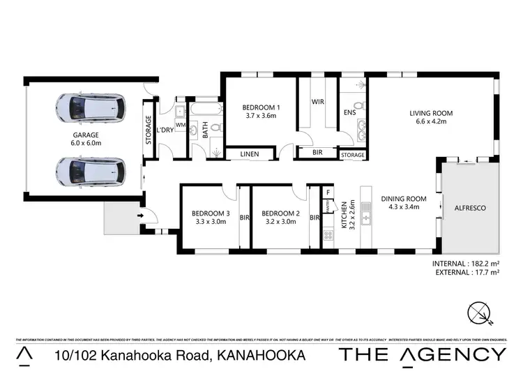 Floorplan of Homely villa listing, 10/102 Kanahooka Road, Kanahooka NSW 2530