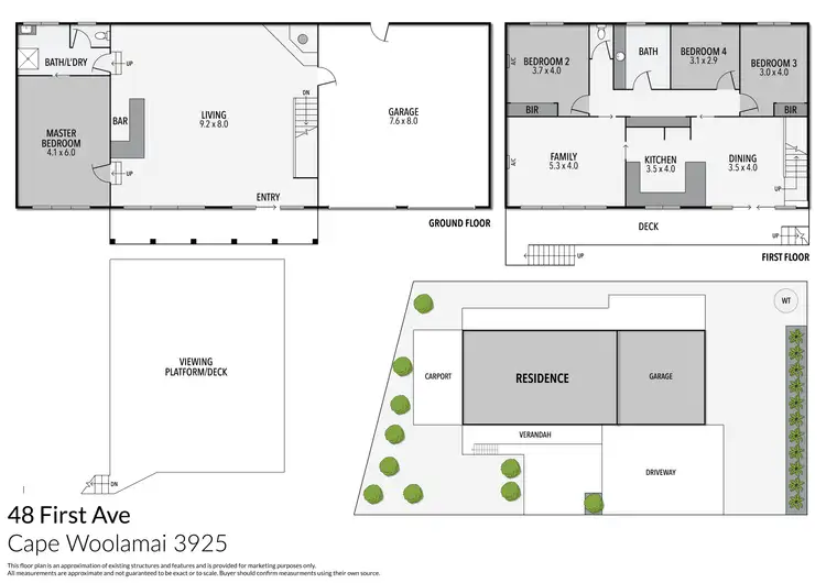 Floorplan of Homely house listing, 48 First Avenue, Cape Woolamai VIC 3925