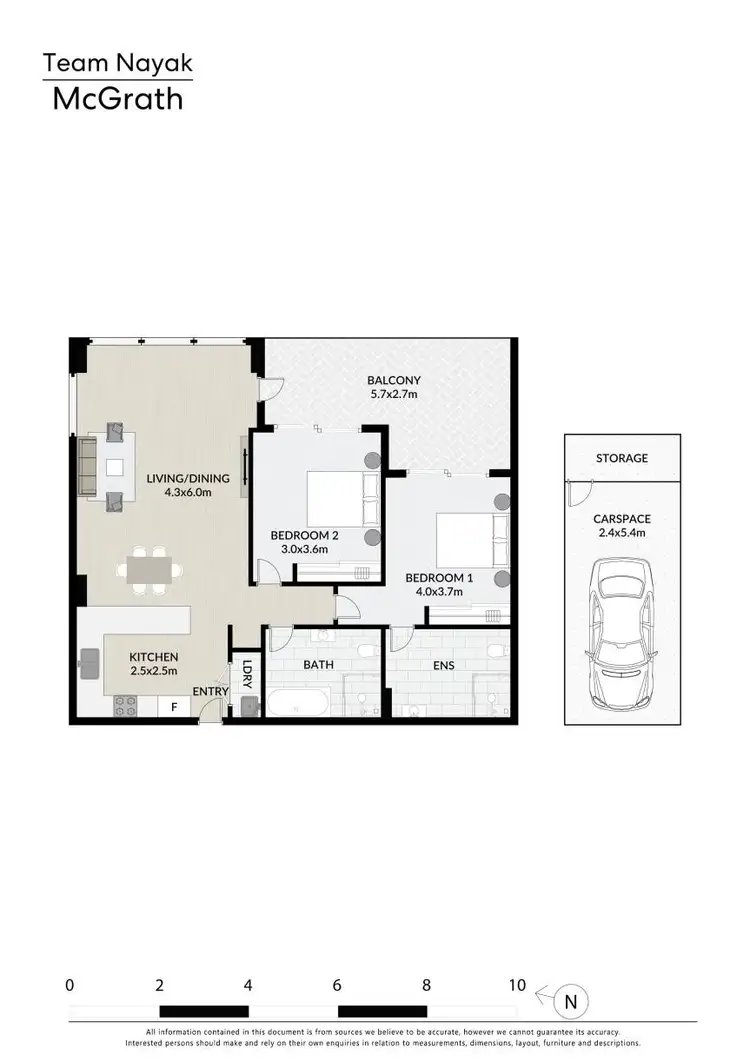 Floorplan of Homely unit listing, 206/2 Good Street, Westmead NSW 2145