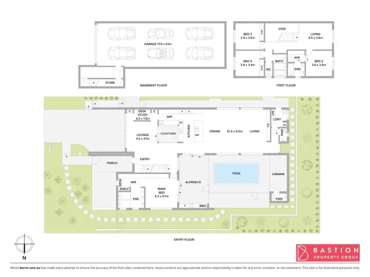 Floorplan of Homely house listing, 9 Glossop Crescent, Campbell ACT 2612