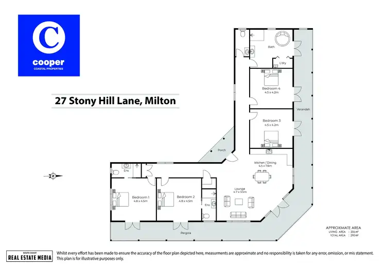 Floorplan of Homely house listing, 27 Stony Hill Lane, Milton NSW 2538