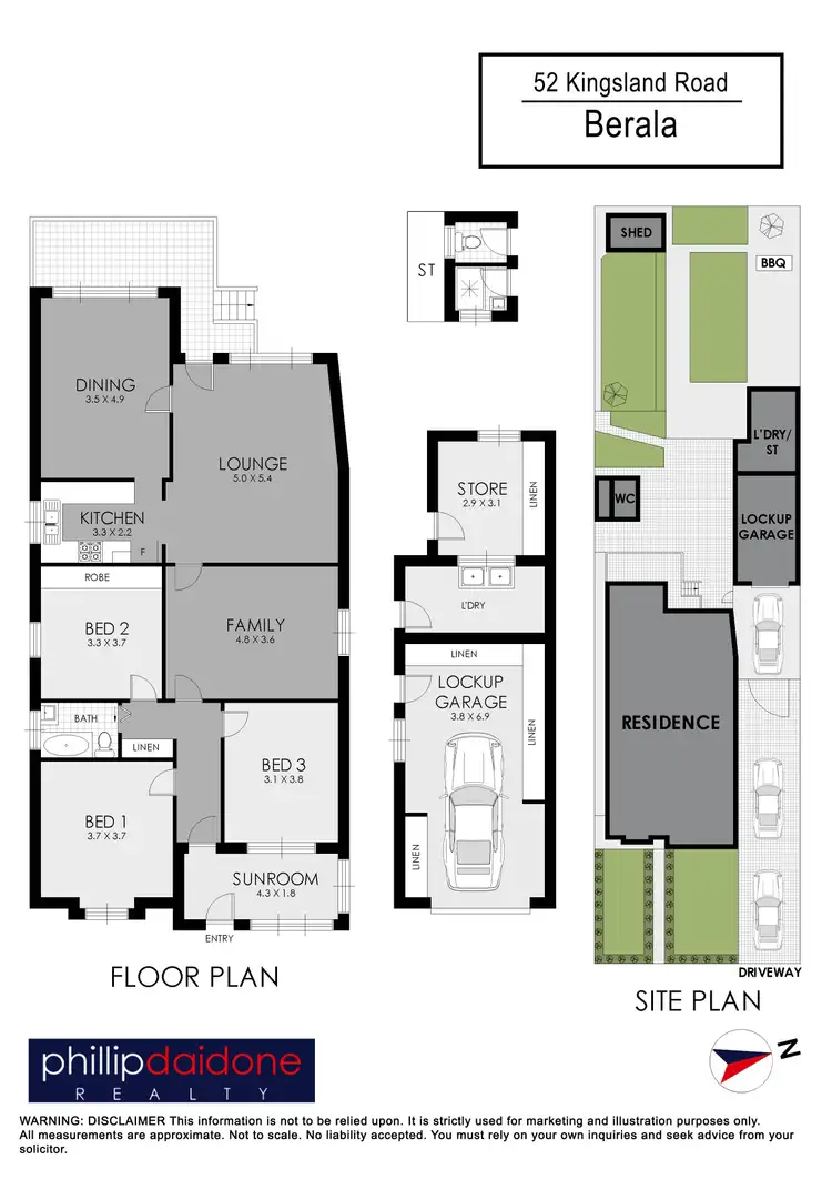 Floorplan of Homely house listing, 52 Kingsland Road, Berala NSW 2141