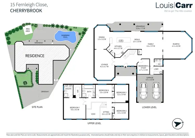 Floorplan of Homely house listing, 15 Fernleigh Close, Cherrybrook NSW 2126