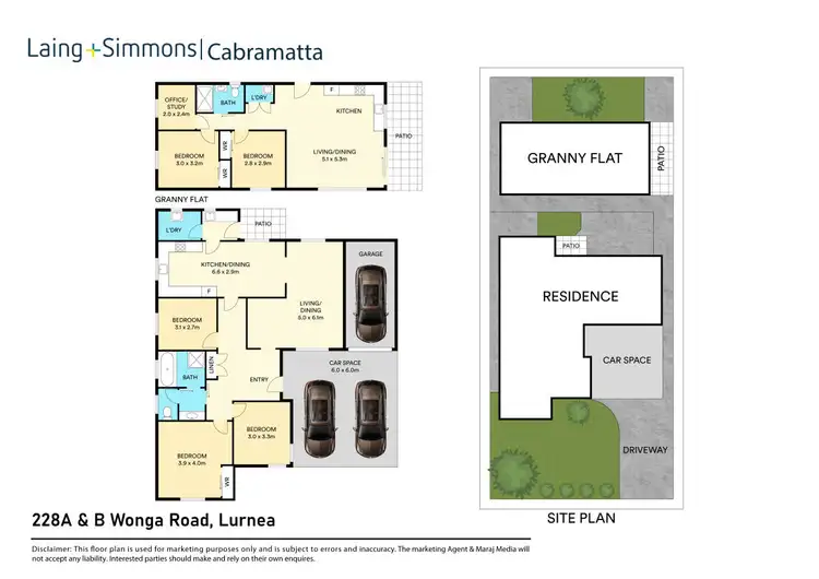 Floorplan of Homely unit listing, 228 & 228A Wonga Street, Lurnea NSW 2170