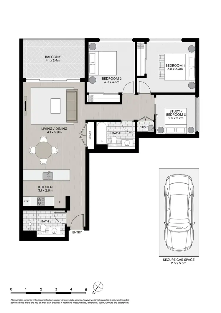 Floorplan of Homely apartment listing, 718/14A Anthony Road, West Ryde NSW 2114