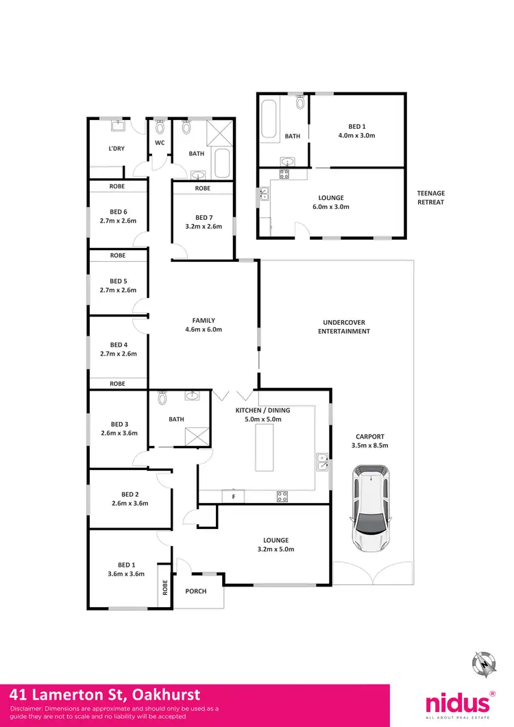 Floorplan of Homely house listing, 41 Lamerton Street, Oakhurst NSW 2761