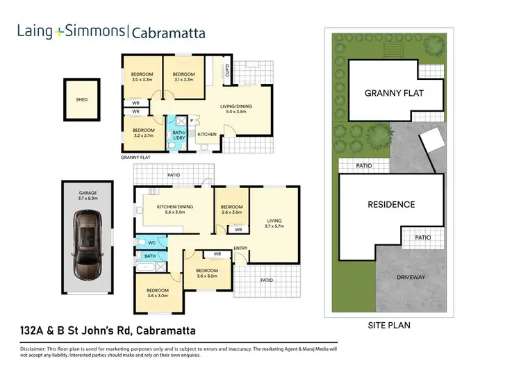Floorplan of Homely house listing, 132A St John Road, Cabramatta West NSW 2166