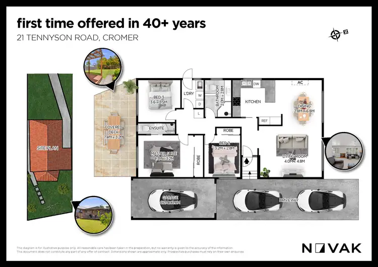 Floorplan of Homely house listing, 21 Tennyson Road, Cromer NSW 2099