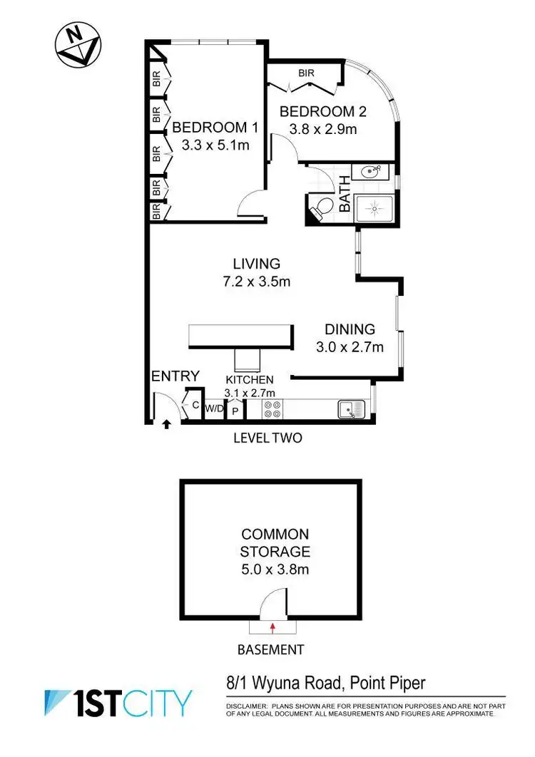 Floorplan of Homely apartment listing, 8/1 Wyuna Road, Point Piper NSW 2027