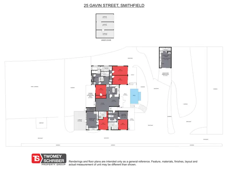 Floorplan of Homely house listing, 25 Gavin Street, Smithfield QLD 4878