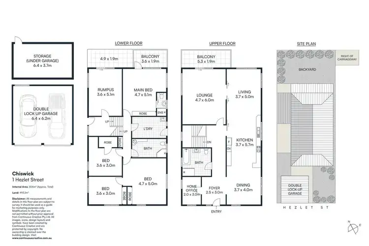 Floorplan of Homely house listing, 1 Hezlet Street, Chiswick NSW 2046