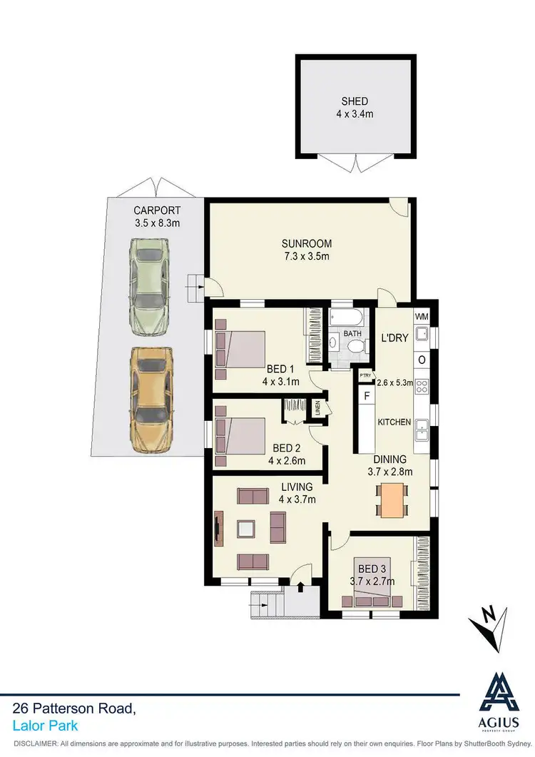 Floorplan of Homely house listing, 26 Patterson Road, Lalor Park NSW 2147