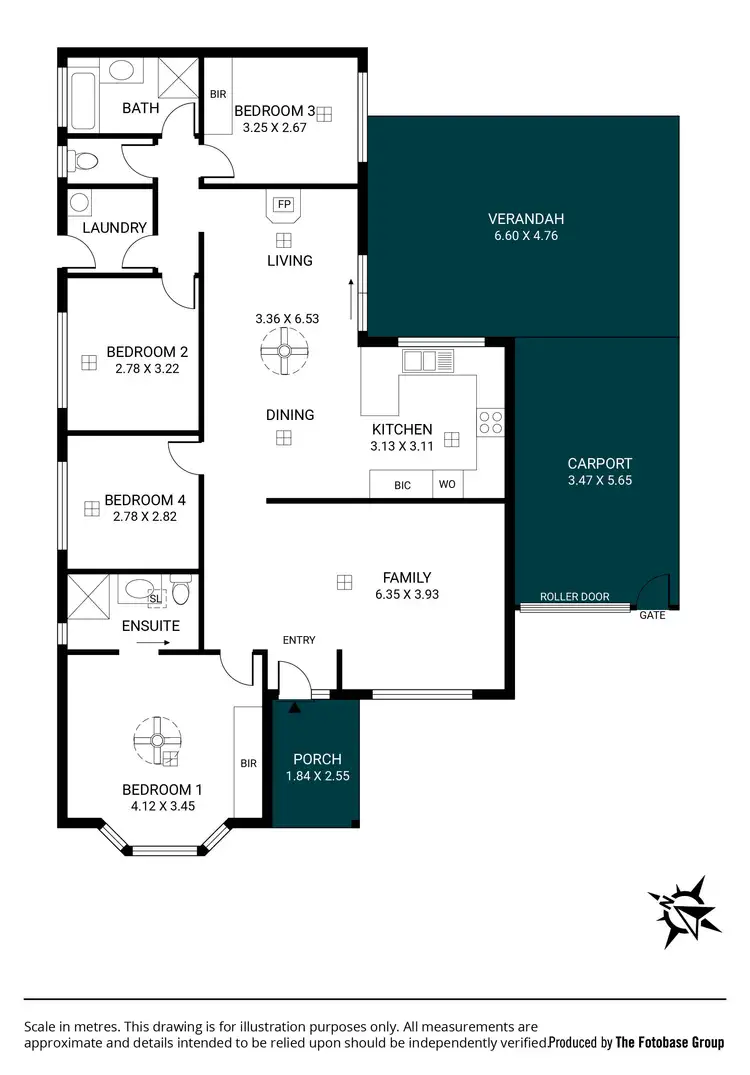 Floorplan of Homely house listing, 1 Barbados Drive, Seaford Rise SA 5169