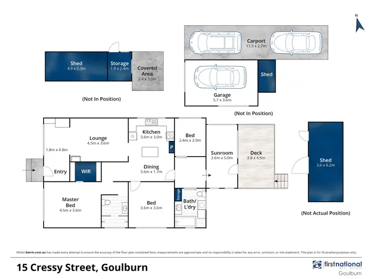 Floorplan of Homely house listing, 15 Cressy Street, Goulburn NSW 2580