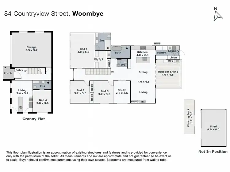 Floorplan of Homely house listing, 84 Countryview Street, Woombye QLD 4559