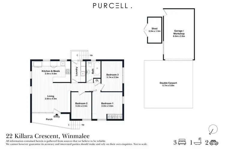 Floorplan of Homely house listing, 22 Killara Crescent, Winmalee NSW 2777