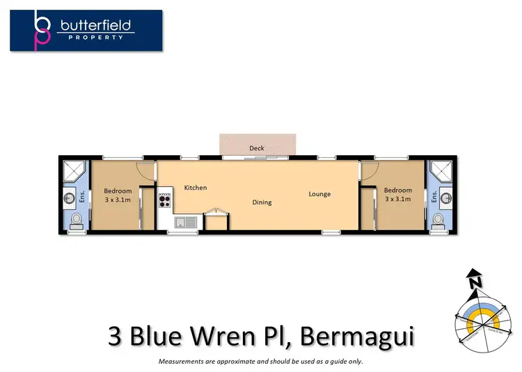 Floorplan of Homely house listing, 3 Blue Wren Place, Bermagui NSW 2546