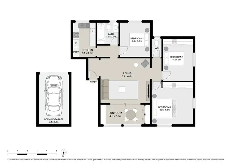Floorplan of Homely apartment listing, 5/16 Cranbrook Road, Bellevue Hill NSW 2023