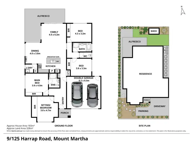 Floorplan of Homely house listing, 9/125 Harrap Road, Mount Martha VIC 3934