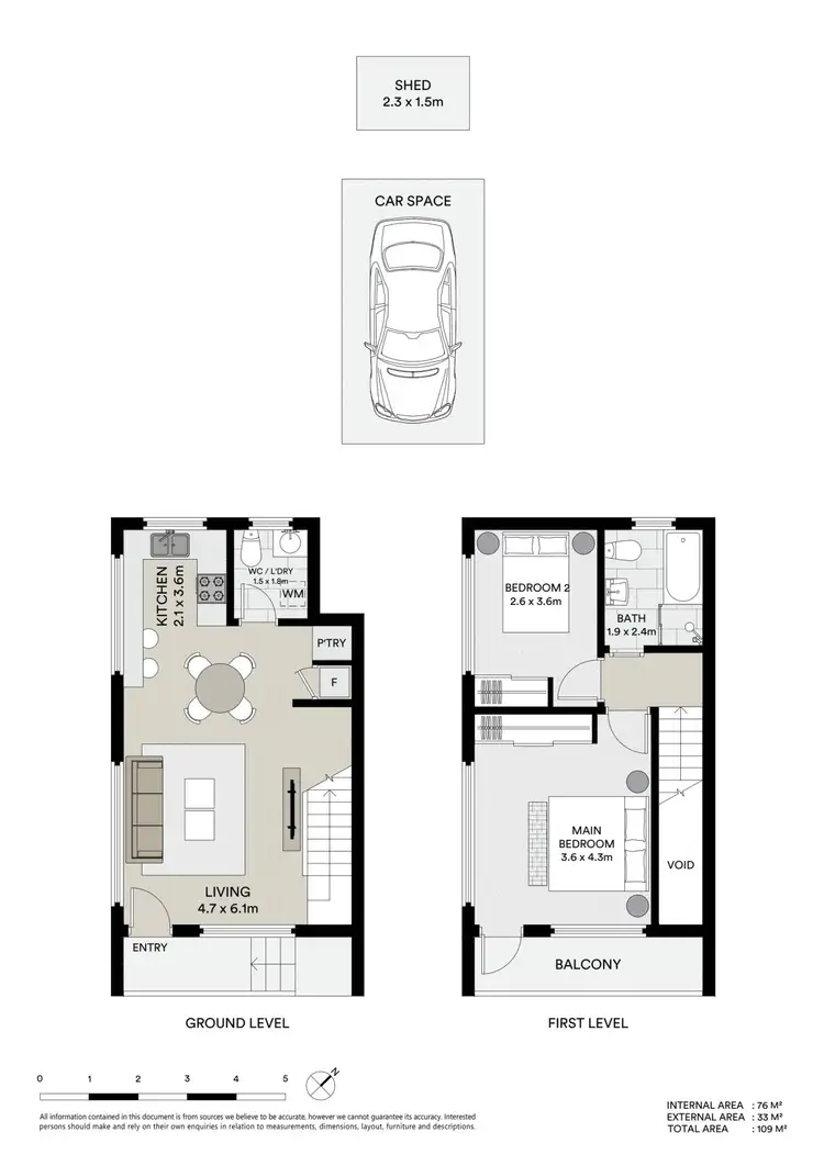 Floorplan of Homely apartment listing, 5/43 Noble Street, Allawah NSW 2218