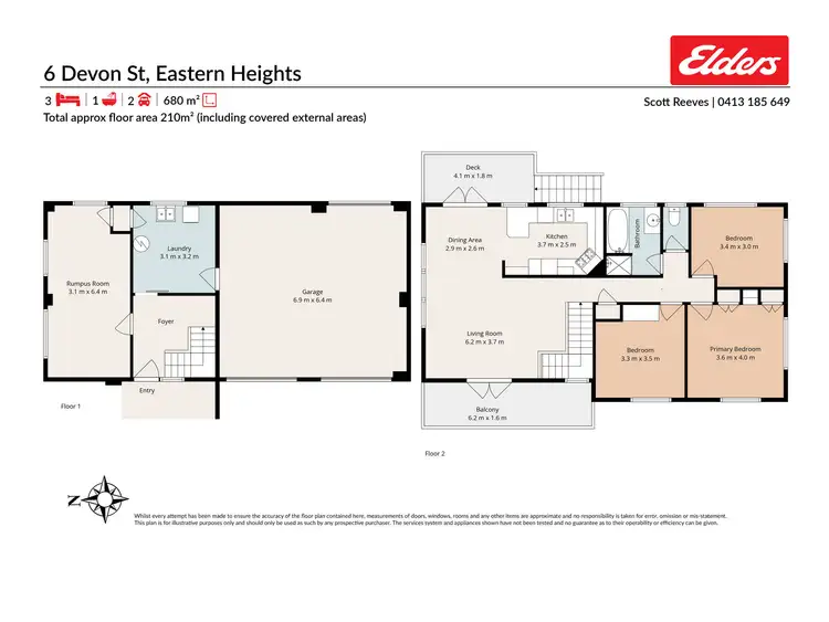 Floorplan of Homely house listing, 6 Devon Street, Eastern Heights QLD 4305