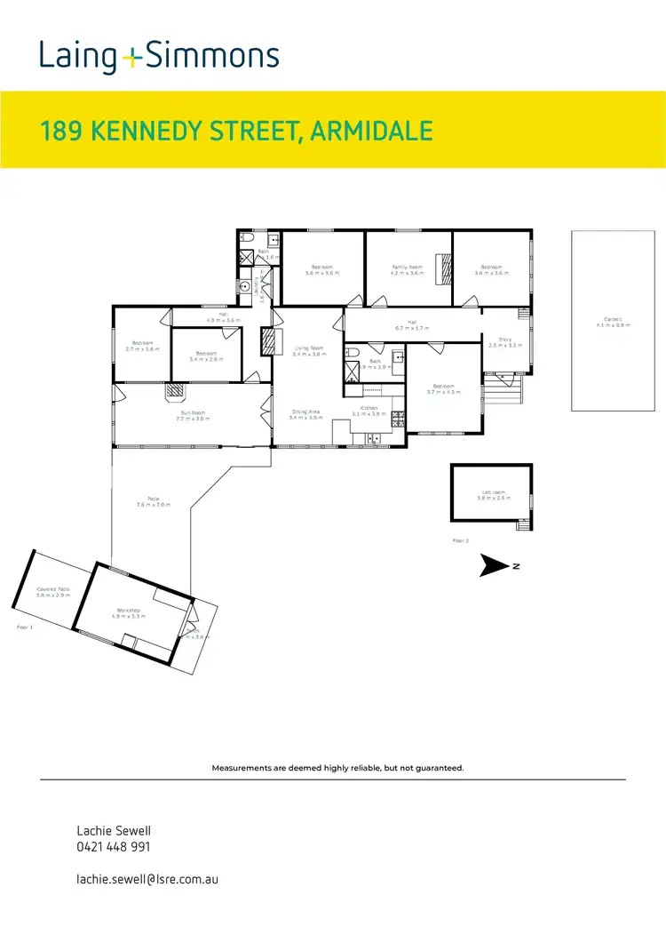 Floorplan of Homely house listing, 189 Kennedy Street, Armidale NSW 2350