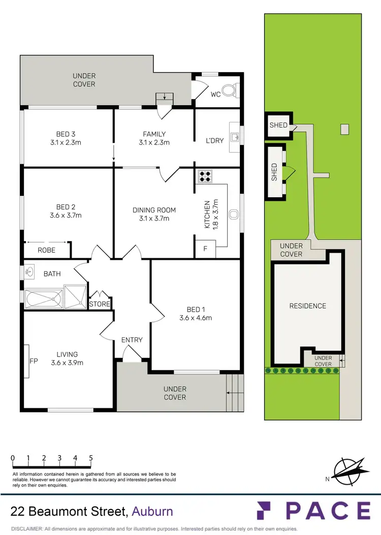 Floorplan of Homely house listing, 22 Beaumont Street, Auburn NSW 2144