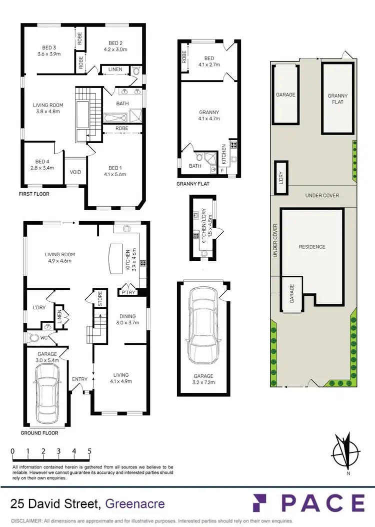 Floorplan of Homely house listing, 25 David Street, Greenacre NSW 2190