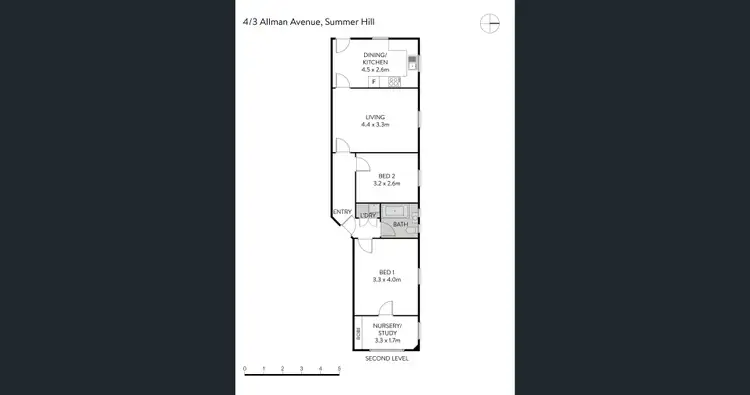 Floorplan of Homely apartment listing, 4/3 Allman Avenue, Summer Hill NSW 2130