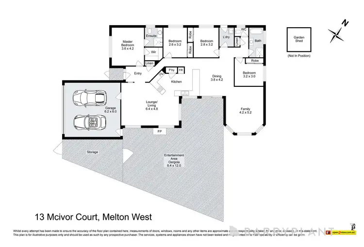 Floorplan of Homely house listing, 13 McIvor Court, Melton West VIC 3337