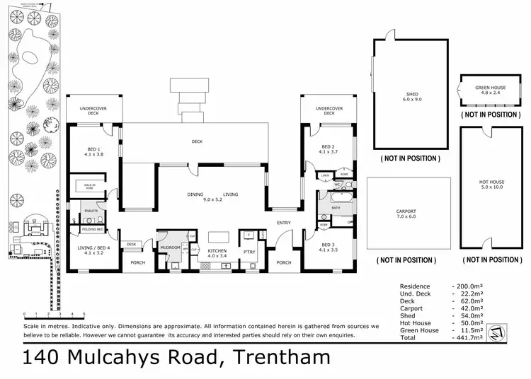 Floorplan of Homely house listing, 140 Mulcahys Road, Trentham VIC 3458