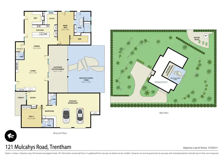 Floorplan of Homely house listing, 121 Mulcahys Road, Trentham VIC 3458