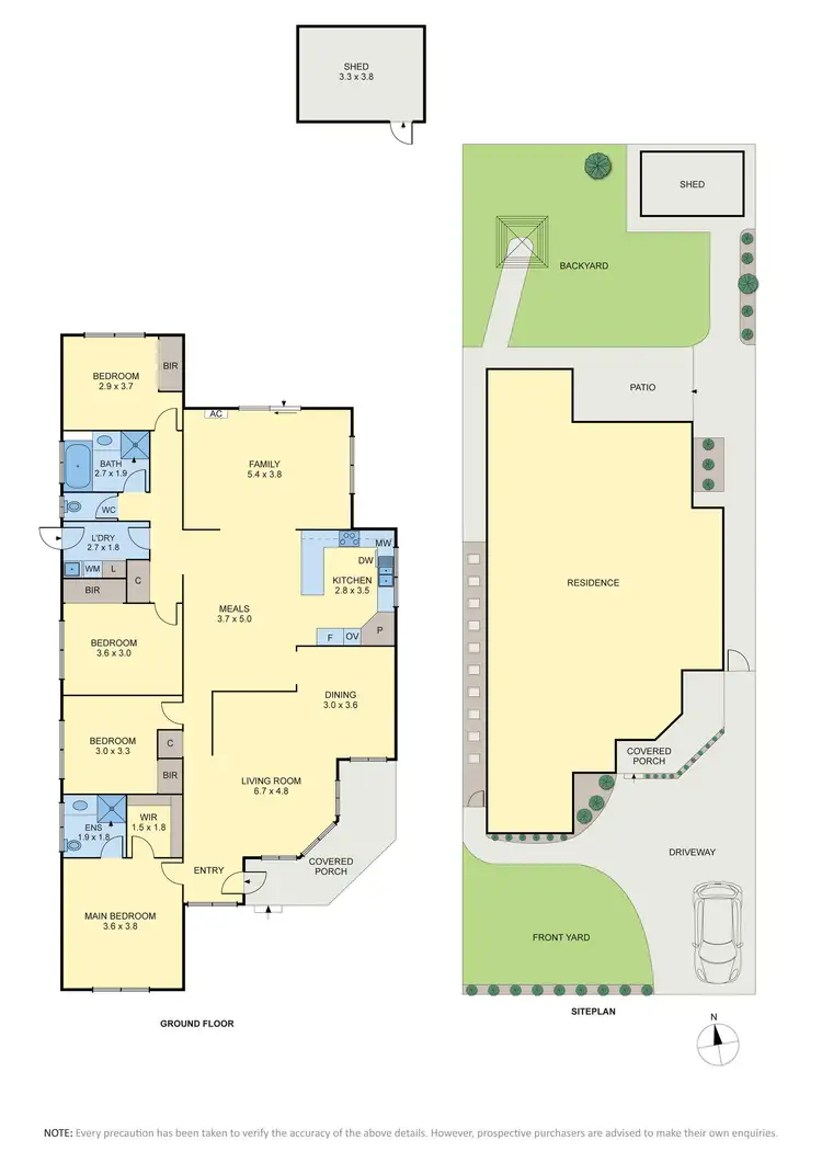 Floorplan of Homely house listing, 10 Thomson Street, Essendon VIC 3040