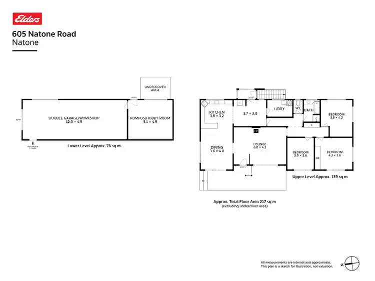Floorplan of Homely house listing, 605 Natone Road, Natone TAS 7321