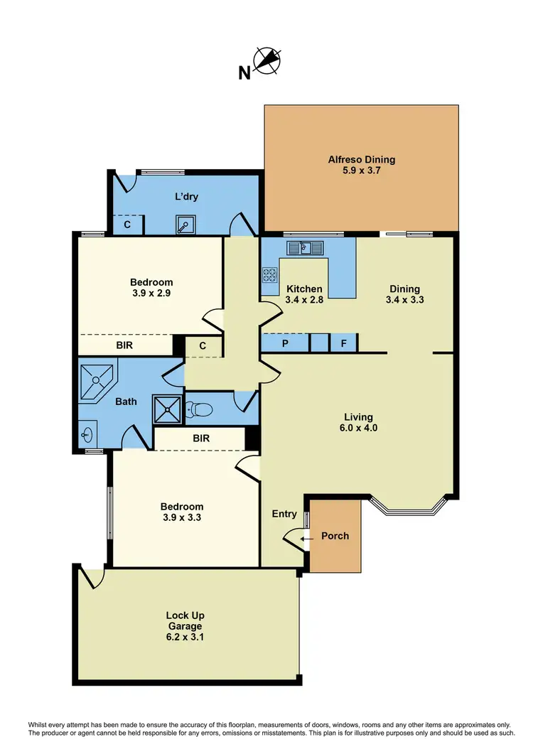 Floorplan of Homely unit listing, 4/36A Robinsons Road, Deer Park VIC 3023