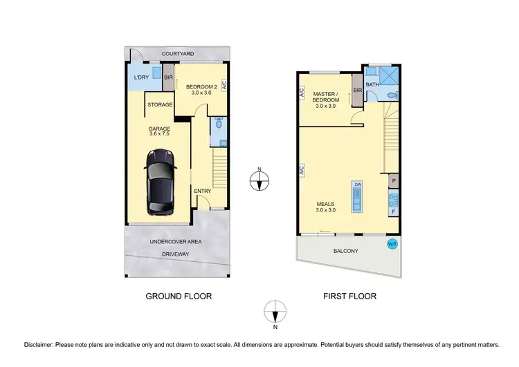 Floorplan of Homely townhouse listing, 2/36 Seston Street, Reservoir VIC 3073
