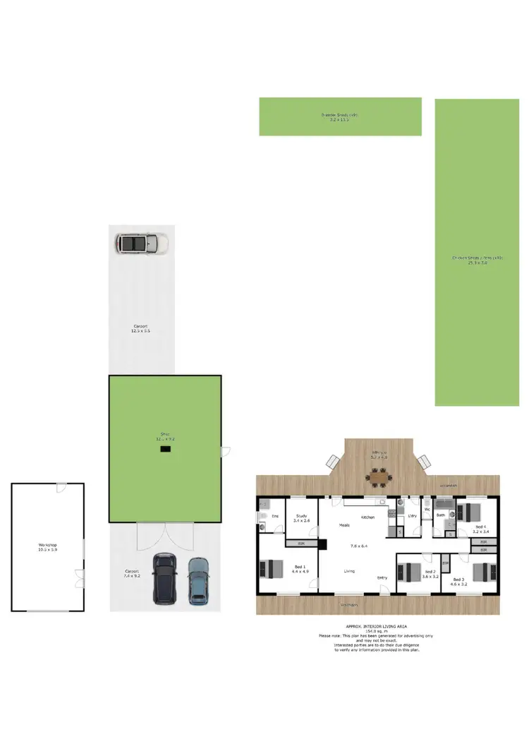 Floorplan of Homely rural property listing, 644 Chiltern - Barnawartha Road, Barnawartha VIC 3688